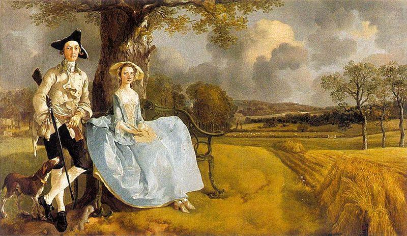 Thomas Gainsborough Gainsborough Mr and Mrs Andrews china oil painting image